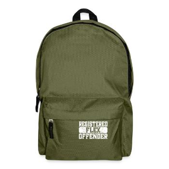 Délinquant Flex Enregistré Vintage - Sac à dos - vert olive - Devant