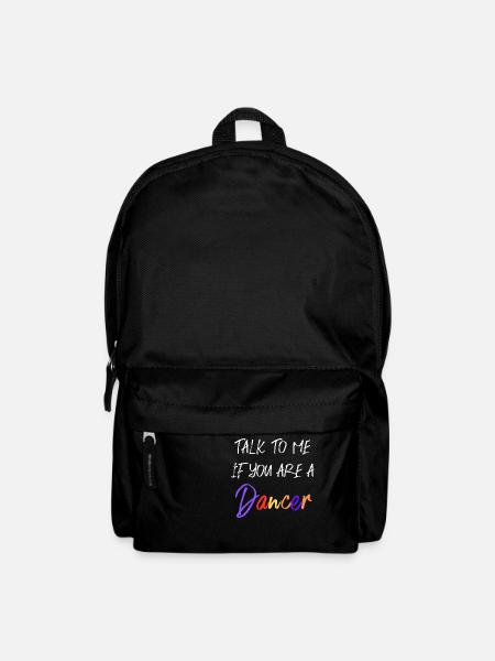 Talk to me, if you are a dancer - Backpack - black