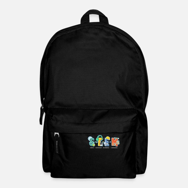 Science Technology Engineering Mathematics STEM - Rucksack - Schwarz