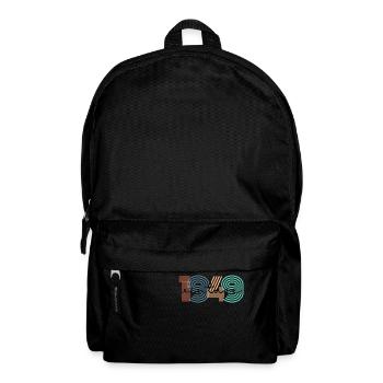 1949 vintage rétro - Sac à dos - noir - Devant