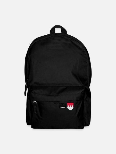 Gott sei Dank ich bin a Frank - Rucksack - Schwarz