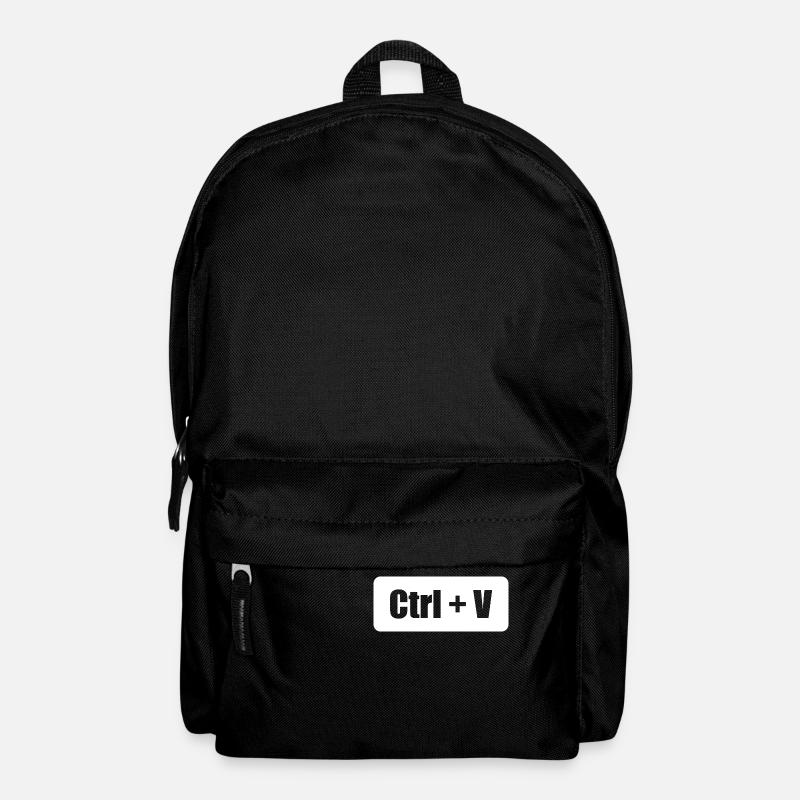 Ctrl C Ctrl V Vater Sohn Eltern Kind Partnerlook - Rucksack - Schwarz