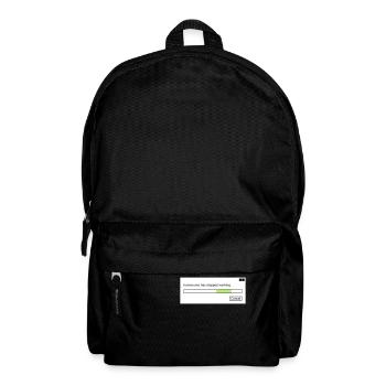 human.exe has stopped working Spruch human .exe - Rucksack - Schwarz - Vorne