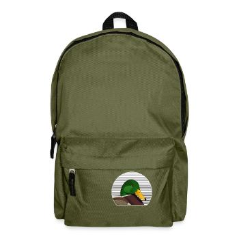 Mallard Bird Bird Lover Birdwatcher - Backpack - olive green - Front