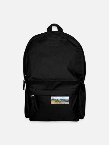 Felsformationen Lysefjord Landschaft am Prekestolen - Rucksack - Schwarz