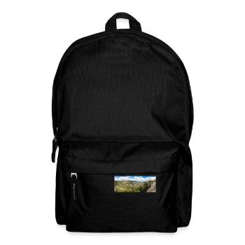 Tjødnane Seen Prekestolen in Rogaland in Norwegen - Rucksack - Schwarz - Vorne