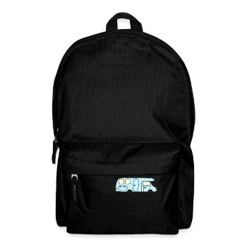 Camper light blue - Backpack - black - Front