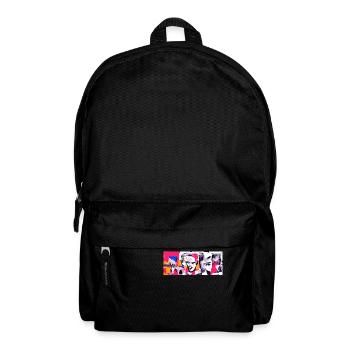 Pop Art Collage -Who the FucxX is looking - Backpack - black - Front