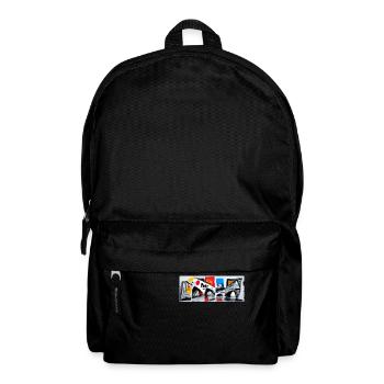 Pop Art Style Banner - Eye catcher - Backpack - black - Front