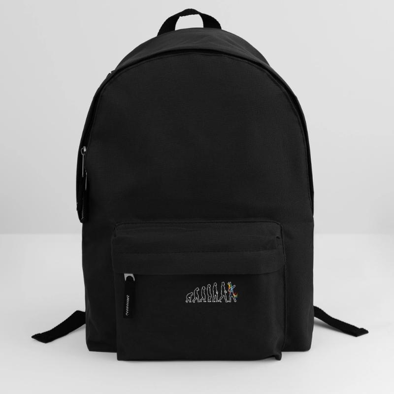 Evolution Einhorn dabbend Rucksack