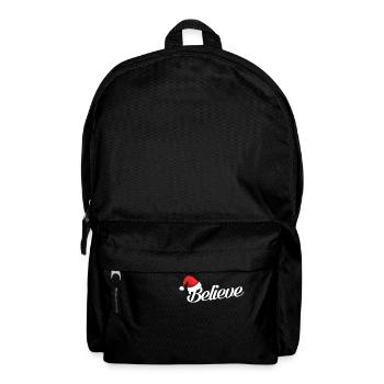 Believe in Christmas Believe Santa - Backpack - black - Front