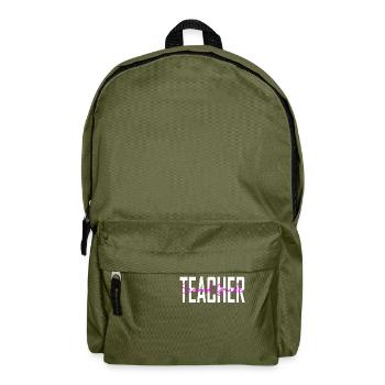 Seventh Grade Teacher Gifts For Teachers - Backpack - olive green - Front