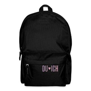 Du & Ich - Rucksack - Schwarz - Vorne