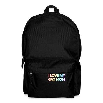 Ich liebe meine schwule Mutter - Rucksack - Schwarz - Vorne