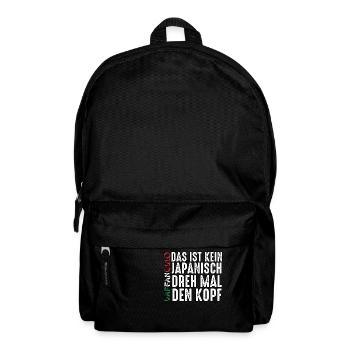 Italy Italian Vaffanculo - Backpack - black - Front