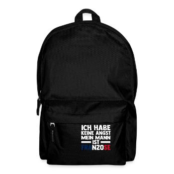 Franzosen Französisch Frankreich - Rucksack - Schwarz - Vorne