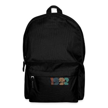 1992 vintage rétro - Sac à dos - noir - Devant