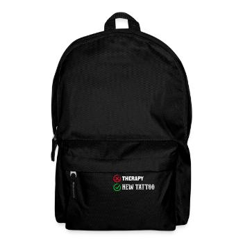 Therapy New Tattoo Inked Skin Illustration Body - Backpack - black - Front