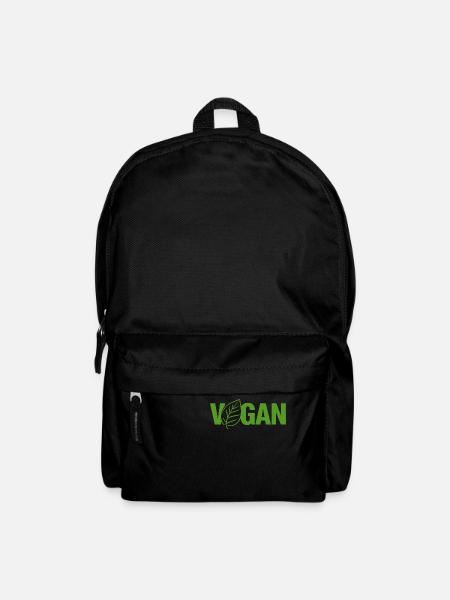 Vegan Plant Vegan - Backpack - black