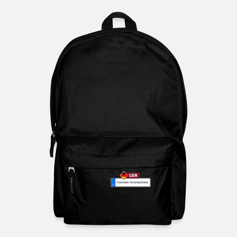 Secured Democratic 2.0 | Gift - Backpack - black