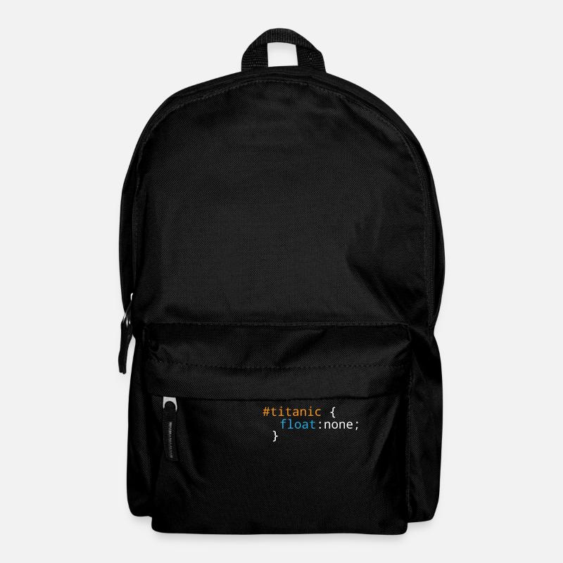 Css Puns - Titanic - Backpack - black