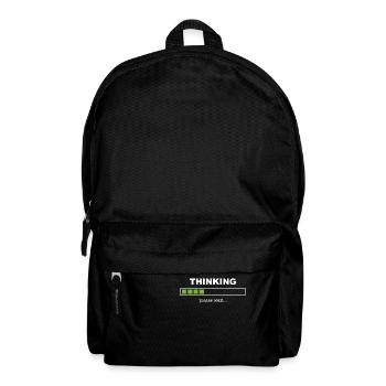 Thinking (Funny Pictures) - Backpack - black - Front