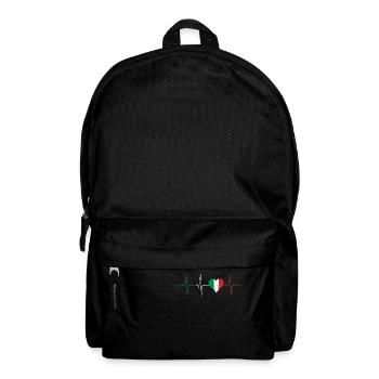 Italie Italienne Battements de Coeur Italia Italiano - Sac à dos - noir - Devant