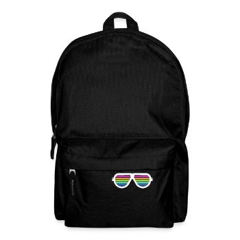 neon party - Rucksack - Schwarz - Vorne