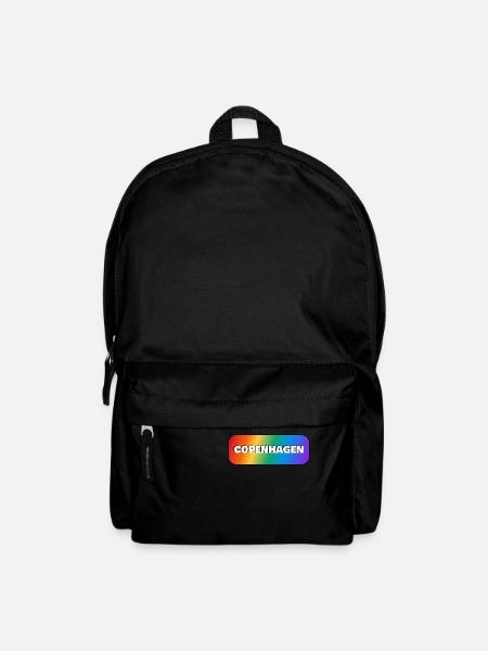 COPENHAGEN RAINBOW HAPPY PRIDE - Backpack - black