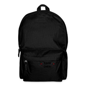 FÊTE DES PÈRES. BONNE FÊTE PAPA. PAPA. BONNE FÊTE - Sac à dos - noir - Devant