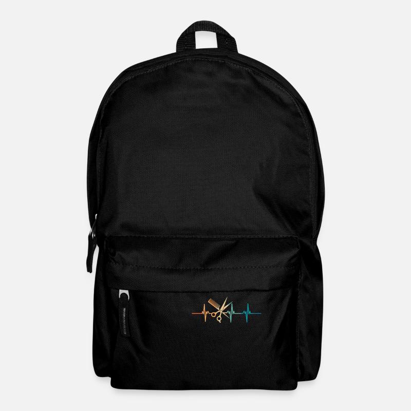 Friseur Herzschlag - Rucksack - Schwarz