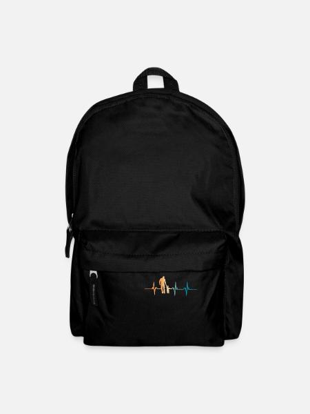 Papas Herzschlag - Rucksack - Schwarz