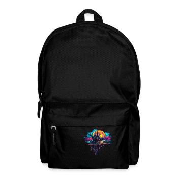 Ship / Boat / Anchor / Sea / Ocean / Captain - Backpack - black - Front