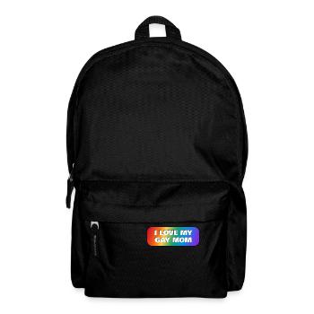 Ich liebe meine schwule Mutter - Rucksack - Schwarz - Vorne