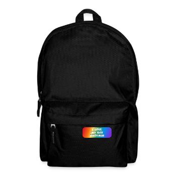 Ich liebe meinen schwulen Bruder - Rucksack - Schwarz - Vorne