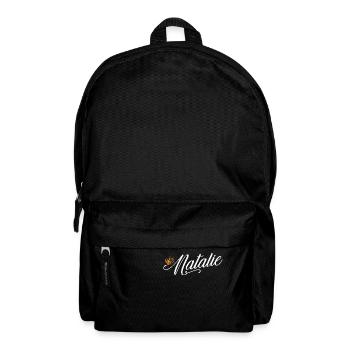 Natalie Name für Frauen Kinder Kleinkinder - Natalie - Rucksack - Schwarz - Vorne