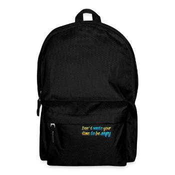 Verschwende nicht dein Leben. - Rucksack - Schwarz - Vorne