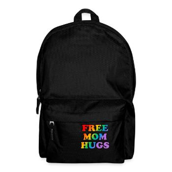 Maman Libre Câlins LGBTQ fierté Arc-en-ciel - Sac à dos - noir - Devant