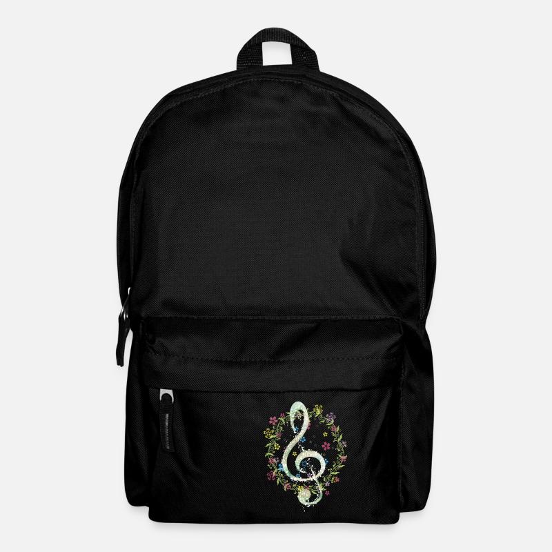 Musiknote - Rucksack - Schwarz
