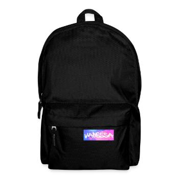 Vanessa Name Gift Gift Idea Galaxy - Backpack - black - Front