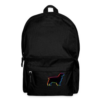 CMYK English Cocker Spaniel - Rucksack - Schwarz - Vorne