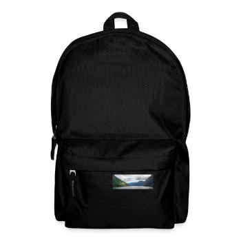 Landscape near Hellesylt Harbor in Hellesylt - Backpack - black - Front