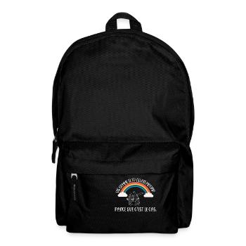 vis comme si tu allais mourir - Sac à dos - noir - Devant