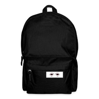 Anime Augen - Rucksack - Schwarz - Vorne