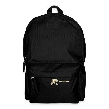 rollerblader silhouette hell - Rucksack - Schwarz - Vorne