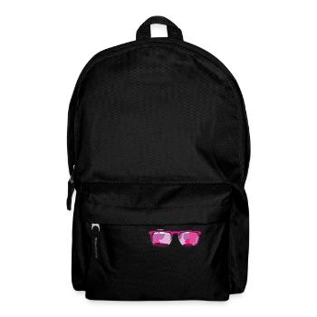 sonnenbrille pinup - Rucksack - Schwarz - Vorne