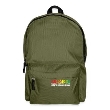 Funny Atheist Science - Religion and its - Backpack - olive green - Front