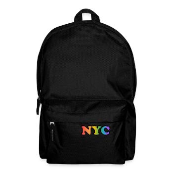 Schwules NYC - Rucksack - Schwarz - Vorne