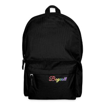 Stylized Rainbow Boycott - Backpack - black - Front