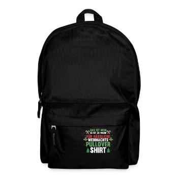 Weihnachtsmann Weihnachten Hässliche Weihnachten - Rucksack - Schwarz - Vorne